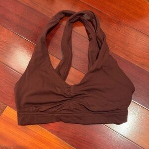 Women's Deep Red Halter Bralette